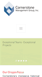 Mobile Screenshot of cornerstonemgi.com